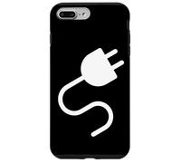 Custodia per iPhone 7 Plus/8 Plus Electrical Outlet Plug and Socket Couples Halloween Costume