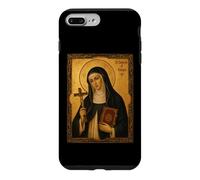 Custodia per iPhone 7 Plus/8 Plus Elegante Icona Cattolica di Santa Caterina da Bologna