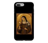 Custodia per iPhone 7 Plus/8 Plus Elegante Icona Cattolica di Santa Chiara d'Assisi