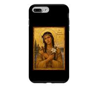 Custodia per iPhone 7 Plus/8 Plus Elegante icona cattolica di Santa Kateri Tekakwitha