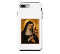 Custodia per iPhone 7 Plus/8 Plus Elegante icona cattolica di Santa Rita