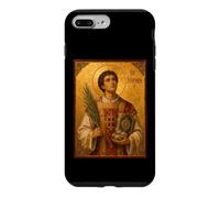 Custodia per iPhone 7 Plus/8 Plus Elegante icona cattolica di Santo Stefano