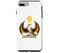 Custodia per iPhone 7 Plus/8 Plus Emblema della resistenza del tordo dell'Arkansas