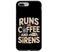 Custodia per iPhone 7 Plus/8 Plus EMS paramedico corre sul caffè e sull'umorismo delle sirene