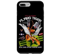 Custodia per iPhone 7 Plus/8 Plus Enjoy Cool Funny Tiger Flying Cartoon, Wild Tiger Graphic