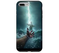 Custodia per iPhone 7 Plus/8 Plus Epic Bible Story Christian Graphic - Jesus Saving Peter