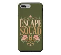 Custodia per iPhone 7 Plus/8 Plus Escape Squad Escape Room Puzzle Lover Porta chiusa