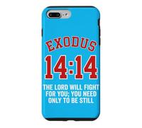 Custodia per iPhone 7 Plus/8 Plus Esodo 14:14 | Il Signore combatterà per te | Fede Biblica