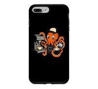 Custodia per iPhone 7 Plus/8 Plus Espresso Polpo Barista Mascotte Grafica
