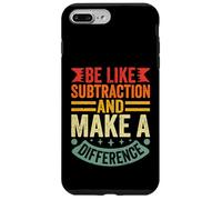 Custodia per iPhone 7 Plus/8 Plus Essere come sottrazione e fare la differenza divertente insegnante di matematica