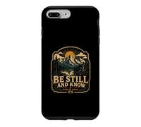 Custodia per iPhone 7 Plus/8 Plus Essere fermo e conoscere Salmo 46 10 Mountain Lake Cabin