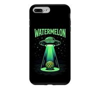Custodia per iPhone 7 Plus/8 Plus Estate fantascientifica del rapimento di anguria UFO retrò