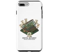 Custodia per iPhone 7 Plus/8 Plus Estetica del botanico digitale - Giardino della fattoria virtuale