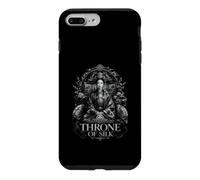 Custodia per iPhone 7 Plus/8 Plus Estetica dell'imperatrice asiatica imperiale del trono di seta
