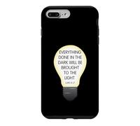 Custodia per iPhone 7 Plus/8 Plus Everything Done in the Dark Luke 8 17 Design ispiratore