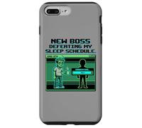 Custodia per iPhone 7 Plus/8 Plus Expecting Dad Gamer New Boss Sleep Schedule