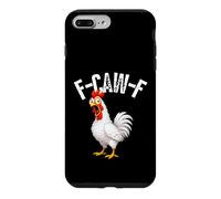 Custodia per iPhone 7 Plus/8 Plus F-Caw-F Funny Chicken Hilarious Rooster Meme Graphic Tee