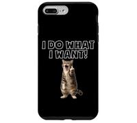 Custodia per iPhone 7 Plus/8 Plus Faccio quello che voglio, dito medio del gatto