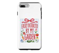 Custodia per iPhone 7 Plus/8 Plus Facilmente distratto dal mio giardino Giardinaggio Fiori Verdure