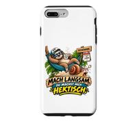 Custodia per iPhone 7 Plus/8 Plus Fai lentamente tu mi fa frenetica bradipo lumaca umorismo