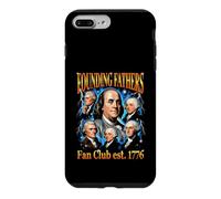 Custodia per iPhone 7 Plus/8 Plus Fan Club dei Padri Fondatori 1776 Patriota della storia degli Stati Uniti