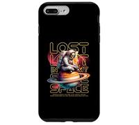 Custodia per iPhone 7 Plus/8 Plus Fantascienza Perso Nel Mio Spazio Astronauta Scheletro Cosmico