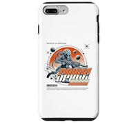 Custodia per iPhone 7 Plus/8 Plus Fantascienza Space Invasion Alien Warrior Future Battle