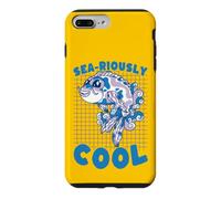 Custodia per iPhone 7 Plus/8 Plus Fantastico disegno di cartone animato Fish Pun