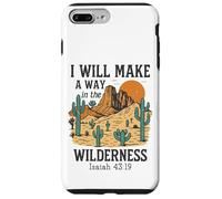Custodia per iPhone 7 Plus/8 Plus Farò un modo nel deserto - Isaia 43:19 Retro