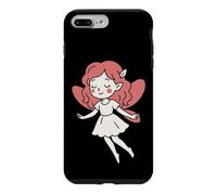 Custodia per iPhone 7 Plus/8 Plus Fata Danzante dai Capelli Rossi con le Ali