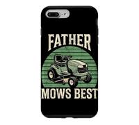 Custodia per iPhone 7 Plus/8 Plus Father Mows Best Riding Rasaerba Dad, trattorino da giardino