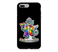 Custodia per iPhone 7 Plus/8 Plus Favoloso Rainbow Pride-o-Saurus Rex