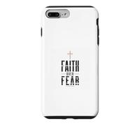 Custodia per iPhone 7 Plus/8 Plus Fede sulla paura Christian Inspirational Steetwear Vangelo