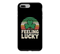 Custodia per iPhone 7 Plus/8 Plus Feeling Lucky Retro Casino Humor St Patricks Day Vibes