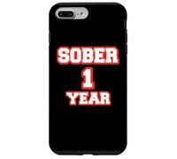Custodia per iPhone 7 Plus/8 Plus Felice Sobriety 1 Anno Cool Anniversary Red Sobriety