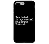 Custodia per iPhone 7 Plus/8 Plus Femminista è la mia seconda parola F preferita