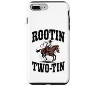 Custodia per iPhone 7 Plus/8 Plus Festa western per il 2° compleanno di Rootin Two Tin Cowboy
