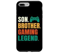 Custodia per iPhone 7 Plus/8 Plus Figlio Fratello Gaming Leggenda Video Gamer Tween Adolescente Ragazzi