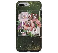 Custodia per iPhone 7 Plus/8 Plus Fiori della Repubblica Dominicana Word Art - Orgoglio Dominicano