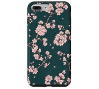 Custodia per iPhone 7 Plus/8 Plus Fiori di ciliegio Sakura Floral Pattern Fiori Rosa