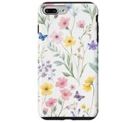 Custodia per iPhone 7 Plus/8 Plus Fiori pastello Fiori Wildflower Bouquet Estetico Floreale