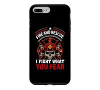 Custodia per iPhone 7 Plus/8 Plus Fire and Rescue I Fight What You Fear Brave Firefighter