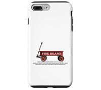 Custodia per iPhone 7 Plus/8 Plus Fire Island retrò carro rosso spiaggia estate vacanza amico