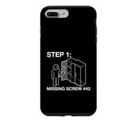 Custodia per iPhone 7 Plus/8 Plus Flat Pack Furniture Assembly Step 1 Missing Screw Humor