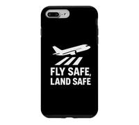 Custodia per iPhone 7 Plus/8 Plus Fly Safe, Land Safe | Regalo per la giornata internazionale della sicurezza aerea
