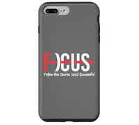 Custodia per iPhone 7 Plus/8 Plus Focus Follow One Course Until Successful Motivational Funny