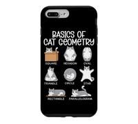 Custodia per iPhone 7 Plus/8 Plus Fondamenti Di Geometria Gatto Insegnante Matematica Matematica Amante Gatto