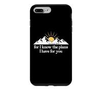 Custodia per iPhone 7 Plus/8 Plus For I Know the Plans I Have For You Bible Jeremiah 29:11 God