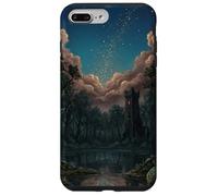 Custodia per iPhone 7 Plus/8 Plus Forgotten Wizard's Tower Dark Folklore Foresta Moody Witchcor