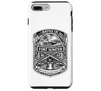 Custodia per iPhone 7 Plus/8 Plus Fort Sumter Charleston Civil War Battle USA Storia americana